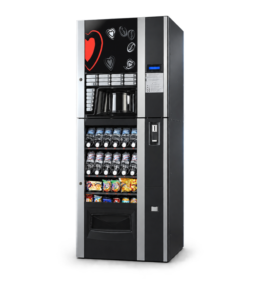 3D render of a combi vending machine